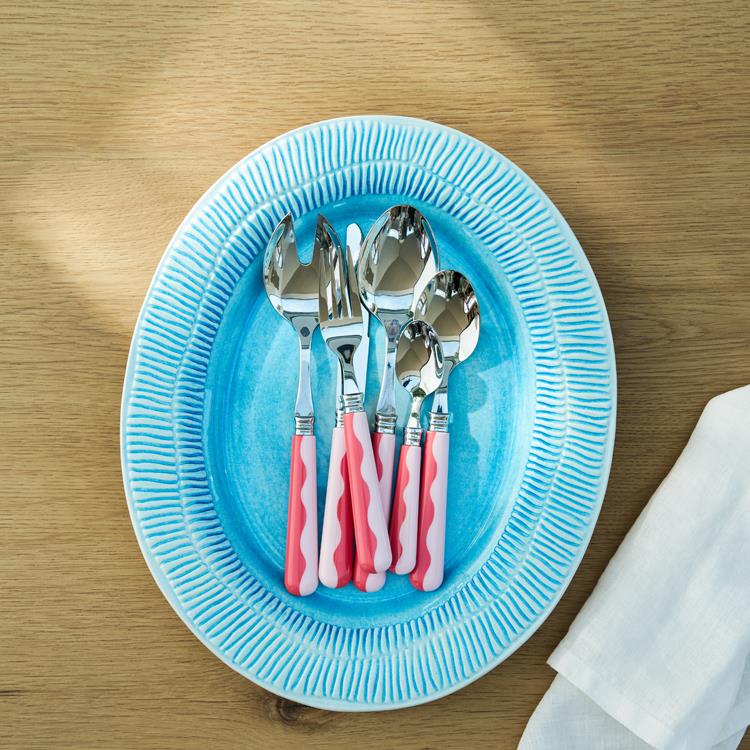 Wave Cutlery - Watermelon & Pink (16‑Piece Set)