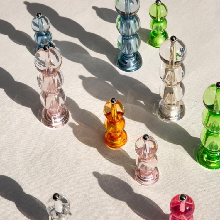 Pale Pink Icy Mini Bob Salt or Pepper Mill