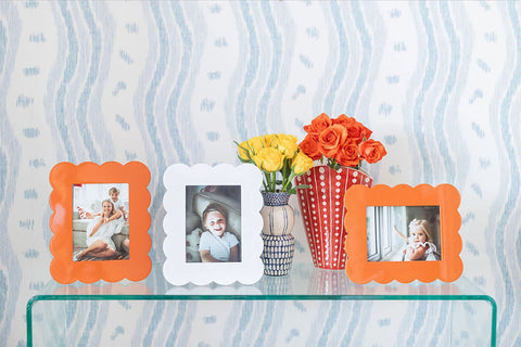 Scalloped Edge Photo Frames