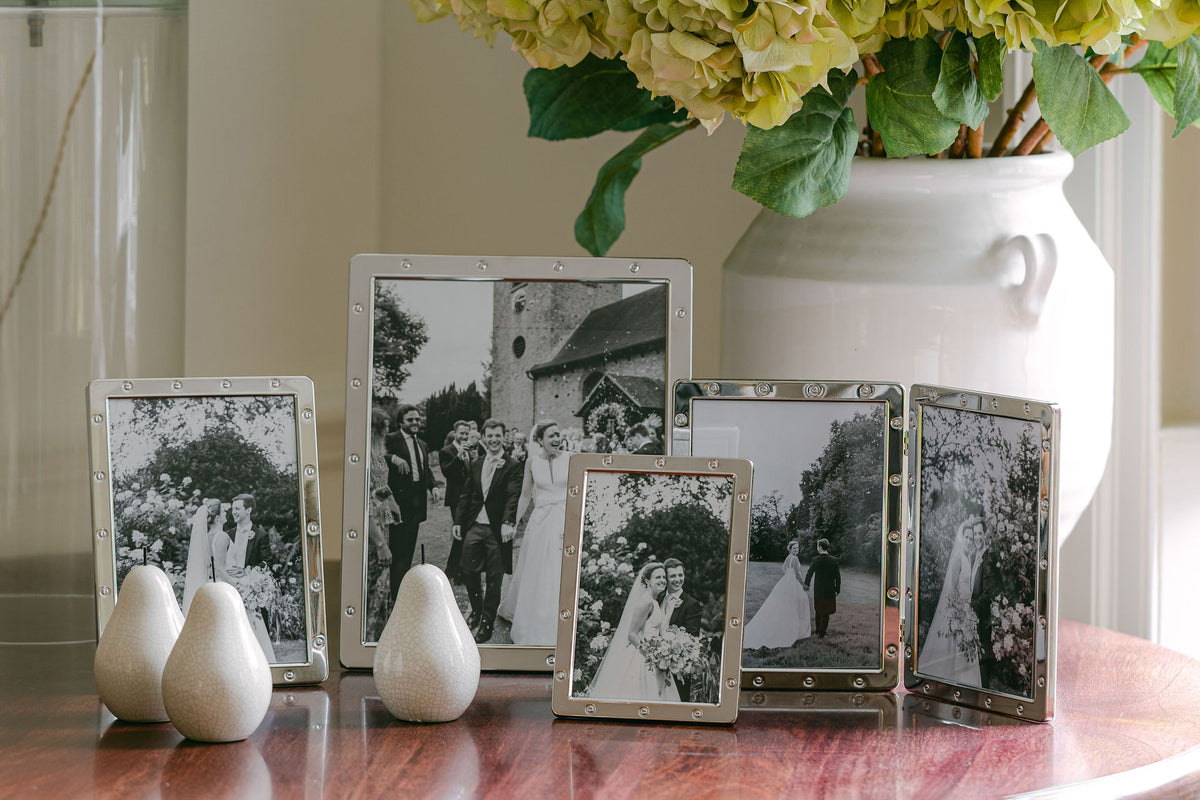 12-Pack 5x7 Silver Picture Frames – Rectangular Plastic Frames For Wall ...