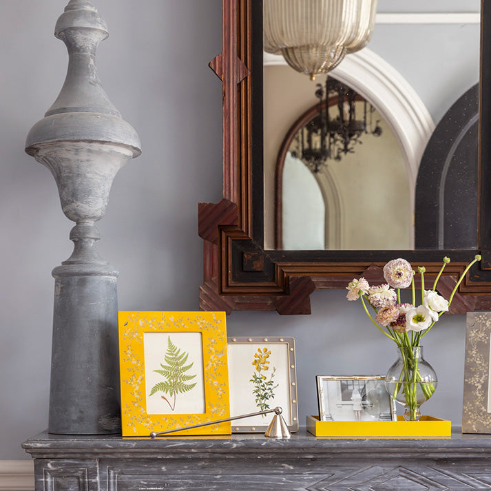 Yellow Chinoiserie Frame – Set of 4 - Addison Ross Ltd US