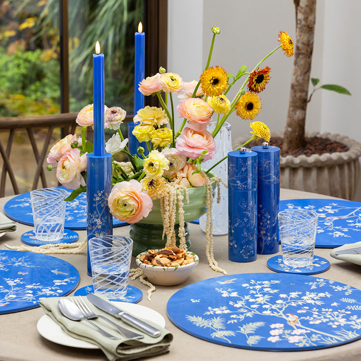 Blue Chinoiserie Placemats – Set of 4 - Addison Ross Ltd US