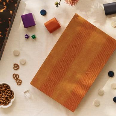 Orange Croc Lacquer Backgammon Set