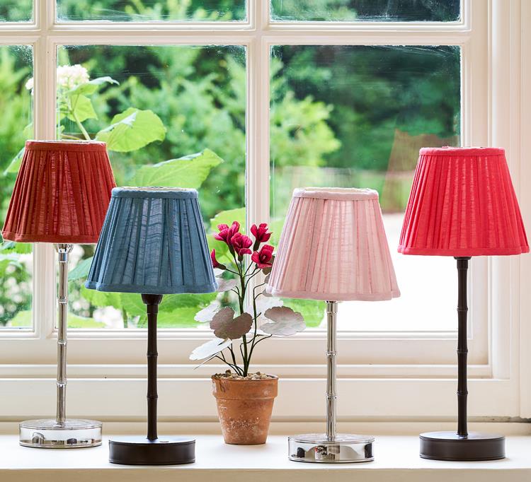 Watermelon Pink Scallop Lampshade - 6"