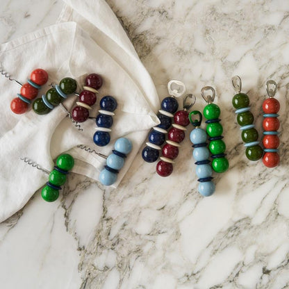 Cherry and Cappuccino Bobbin Bottle Opener
