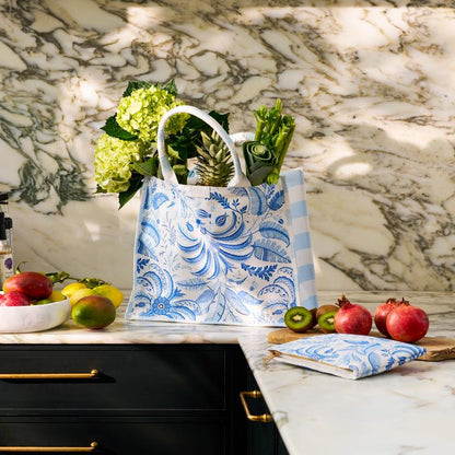 Palm Beach Blue Tote Bag