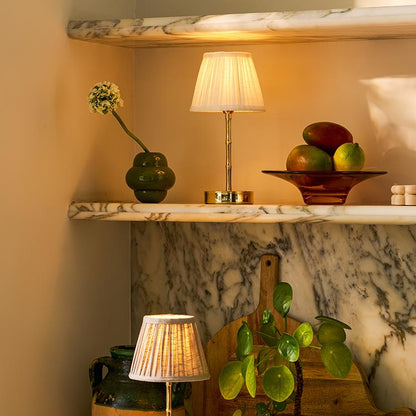 White Empire Lampshade - 6"