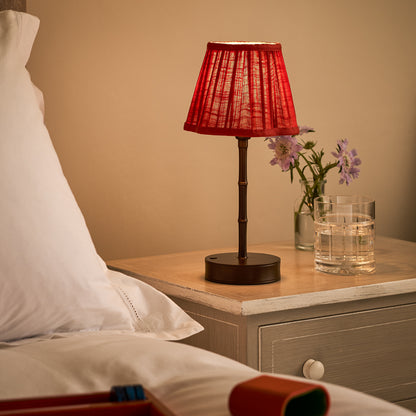 Bronze Bamboo Rechargeable Lamp Base - 10"