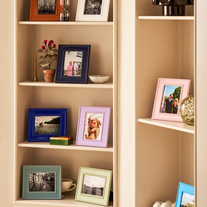 White Bobbin Lacquer Photo Frame