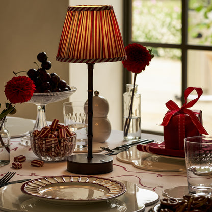 Bronze Bamboo Rechargeable Lamp Base - 12"