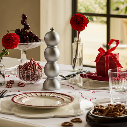 Silver Bobbin Salt and Pepper Mill