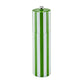 Green Striped Column Salt or Pepper Mill