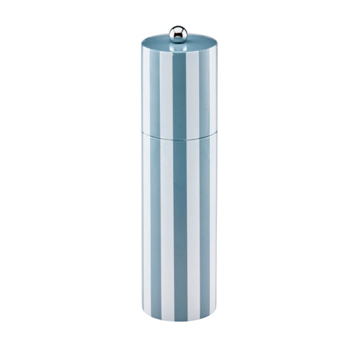 Chambray Striped Column Salt or Pepper Mill