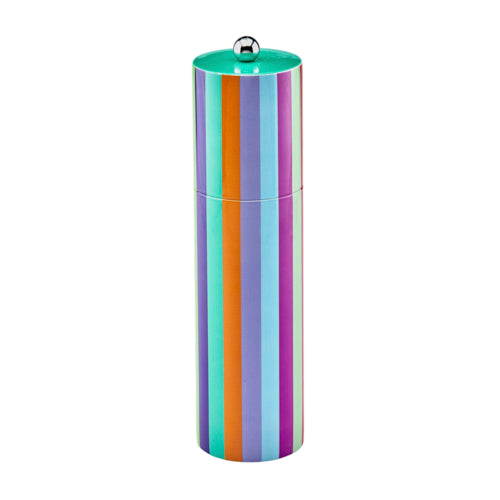 Multicoloured Striped Column Salt or Pepper Mill