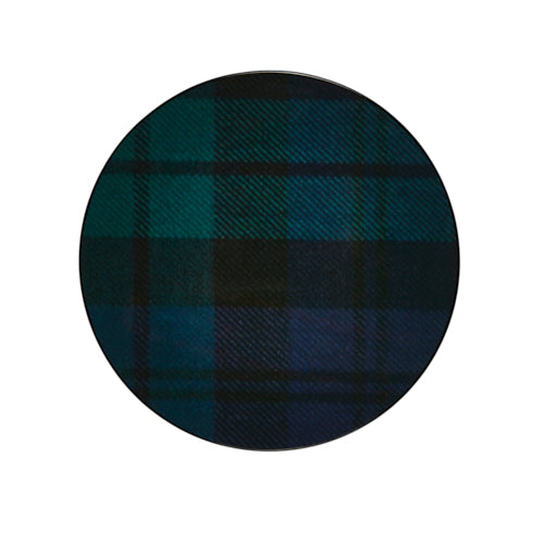 Black Watch Tartan Coasters- Set of 4