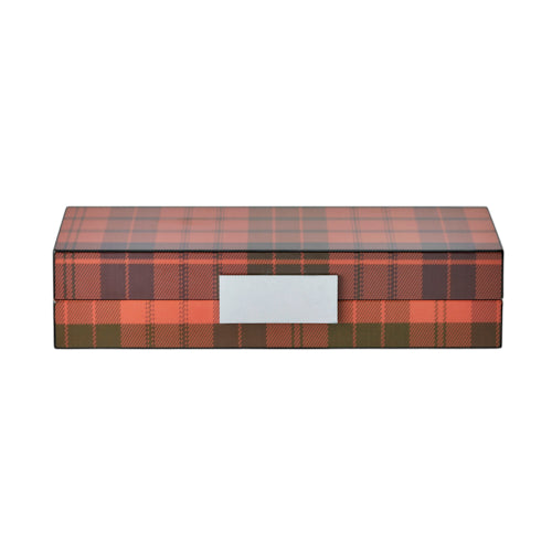 Ross Tartan Box with Silver