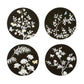 Black Chinoiserie Coasters - Set of 4 - Limited Edition