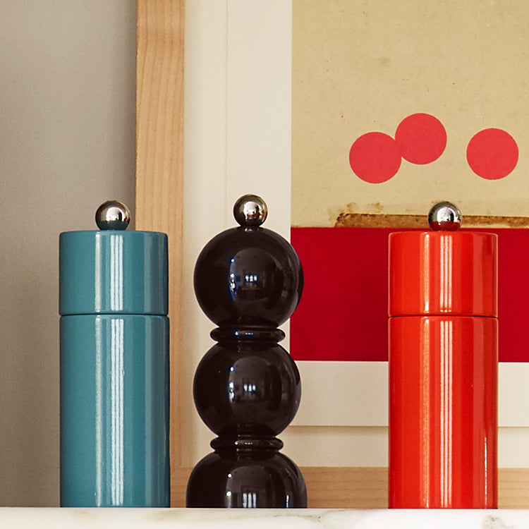 Black Mini Bob Salt or Pepper Mill - Thumbnail 3