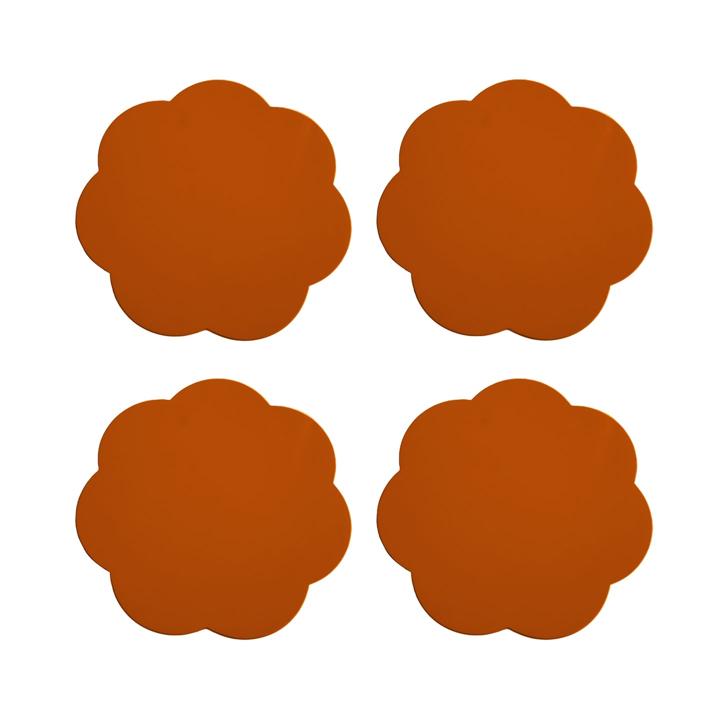 Orange Coasters – Set of 4