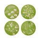 Green Chinoiserie Coasters - Set of 4 - Addison Ross Ltd US