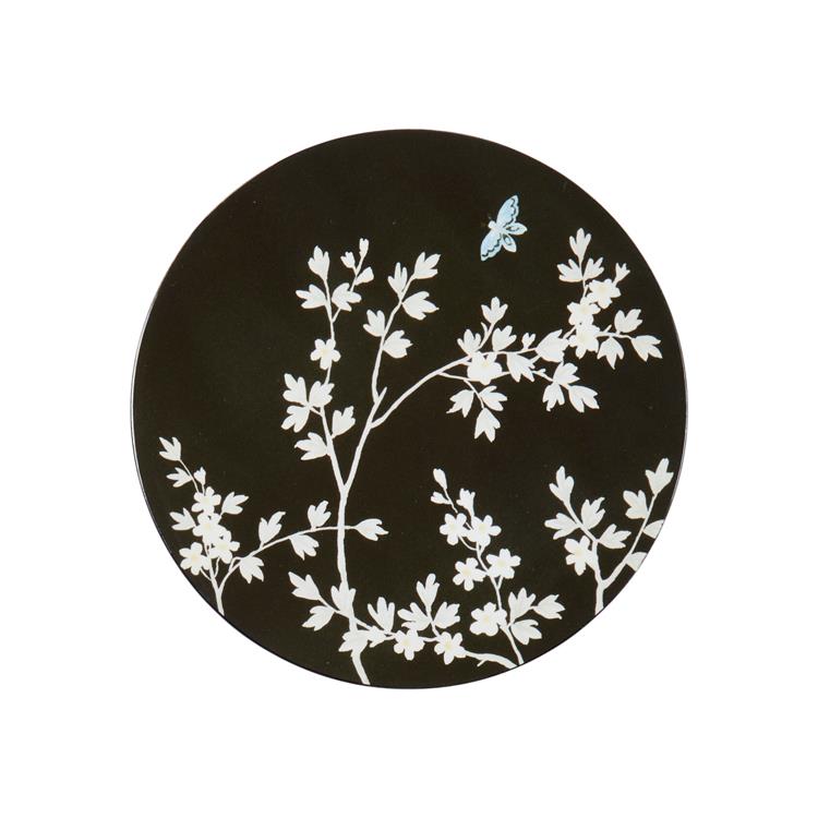 Black Chinoiserie Coasters - Set of 4