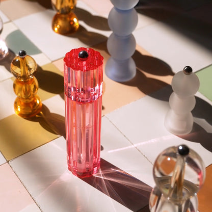 Pink Icy Flute Salt or Pepper Mill