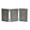 Fine Edged Silver Triple Photo Frame
