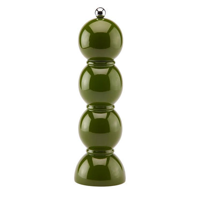 Khaki Bobbin Lacquer Salt or Pepper Mill
