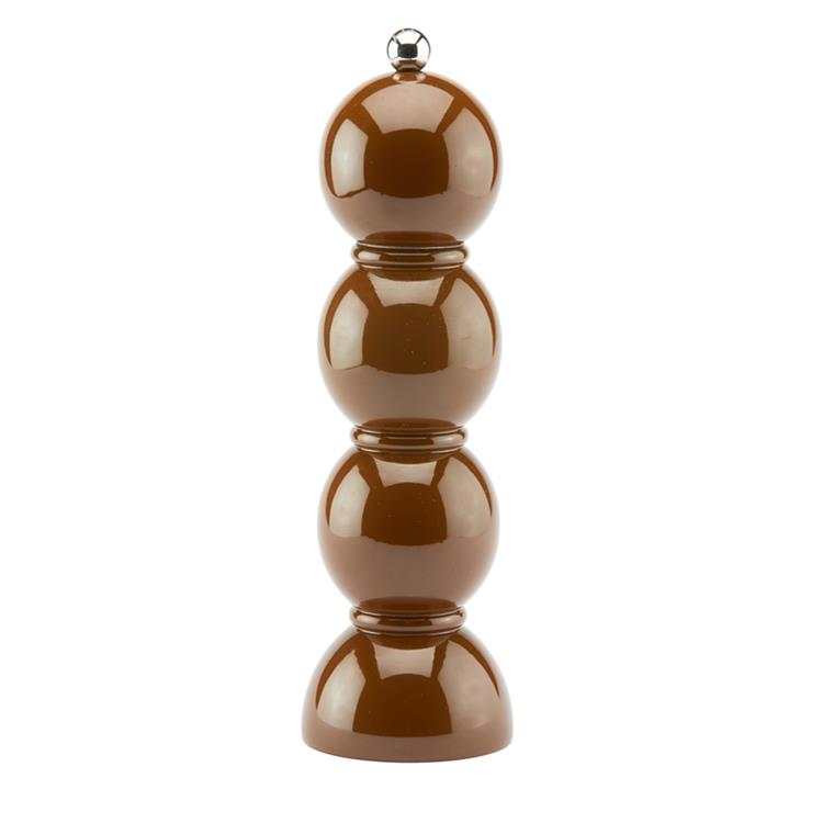 Chocolate Bobbin Lacquer Salt or Pepper Mill