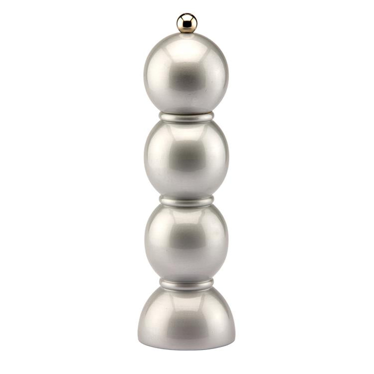 Silver Bobbin Salt and Pepper Mill