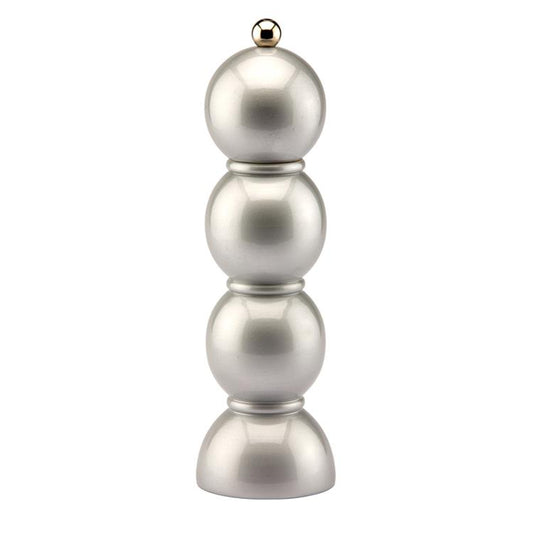 Silver Bobbin Salt and Pepper Mill
