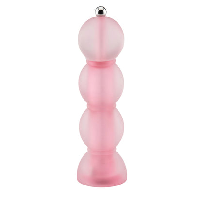 Pink Frosty Bobbin Salt or Pepper Mill