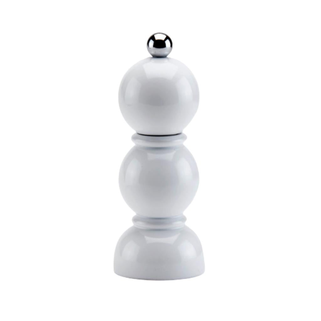 White Mini Bob Salt or Pepper Mill - Addison Ross Ltd US