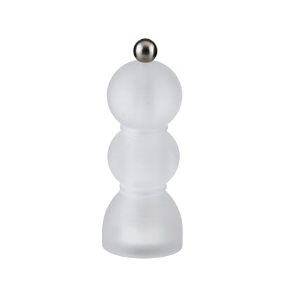 Clear Frosty Mini Bob Salt or Pepper Mill