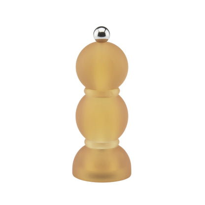 Amber Frosty Mini Bob Salt or Pepper Mill