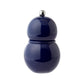 Navy Lacquer Chubbie Salt & Pepper Mill