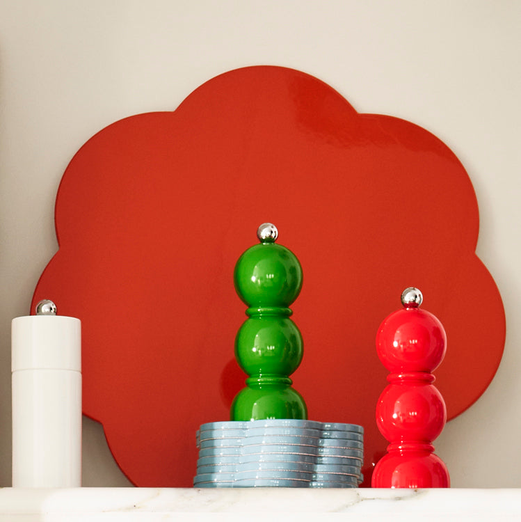 Leaf Green Mini Bob Salt or Pepper Mill