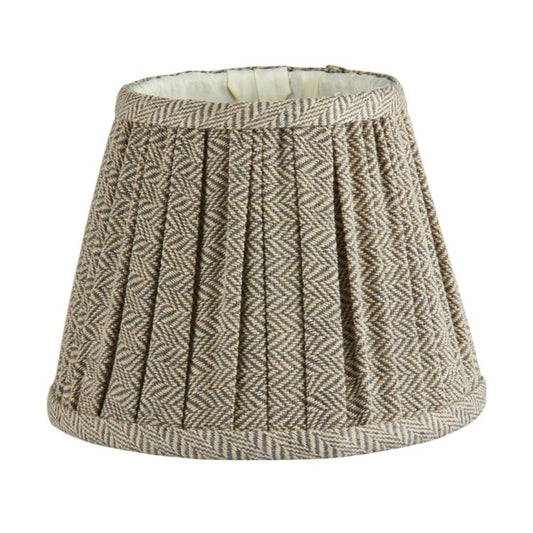 Herringbone Beige Empire Lampshade - 6"