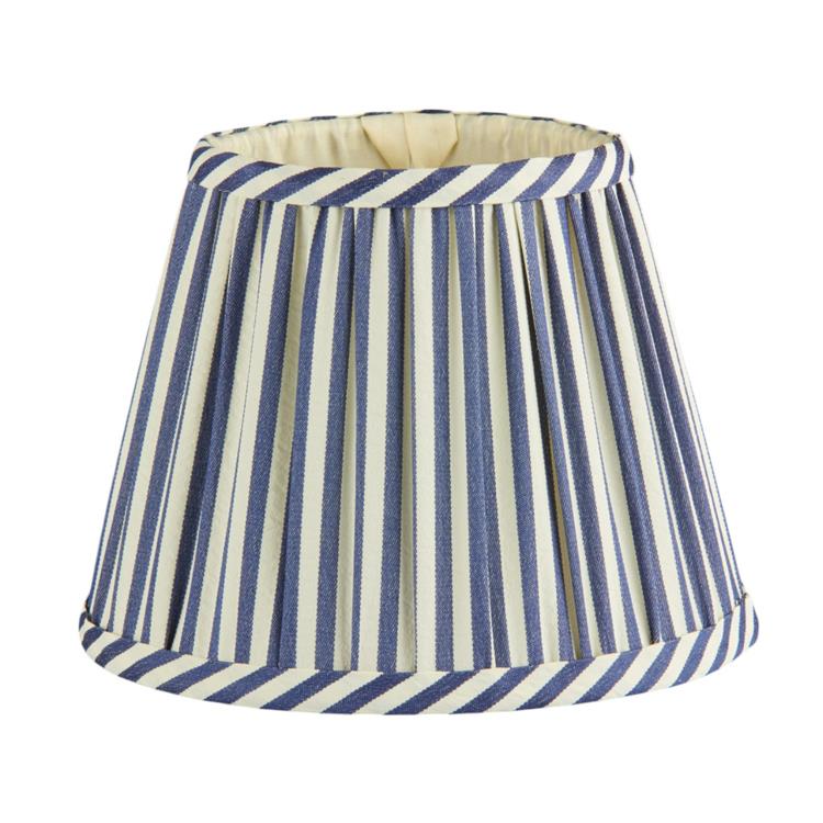 Navy Striped Empire Lampshade