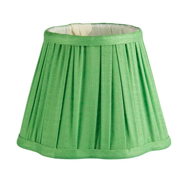 Leaf Green Scallop Lampshade - 6"