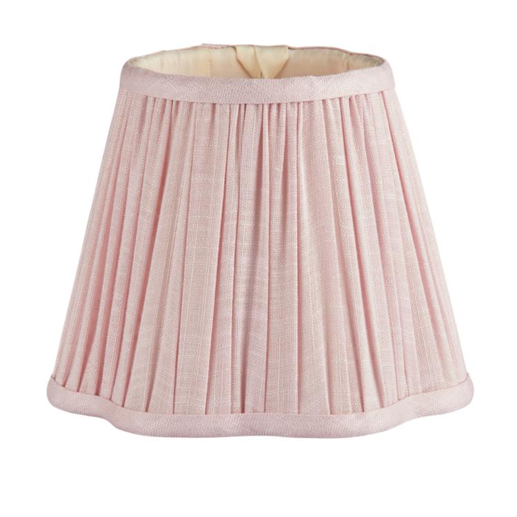 Light Pink Scallop Lampshade - 6"