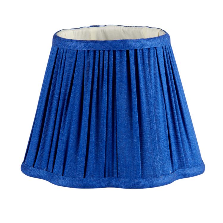 Cobalt Blue Scallop Lampshade - 6"