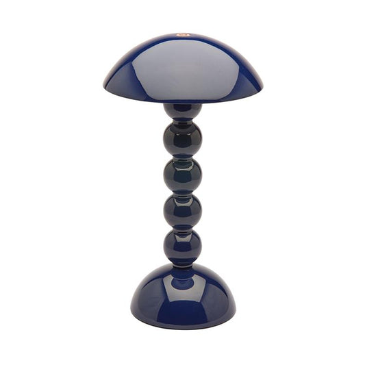 Navy Lacquer Rechargeable Bobbin LED Lamp