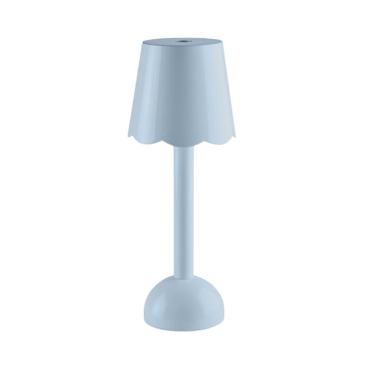 Periwinkle Blue Scallop Rechargeable LED Lamp