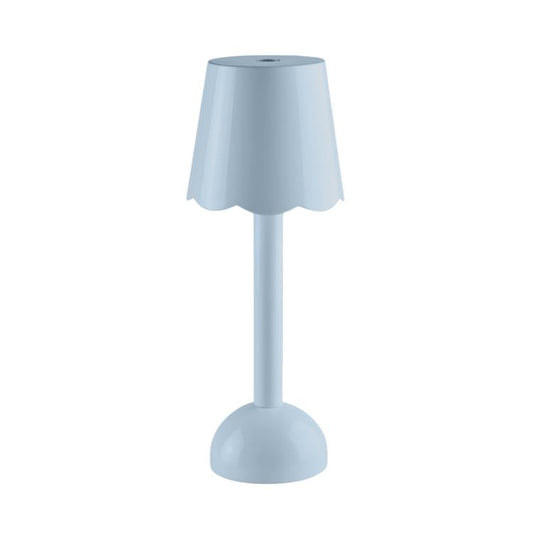 Periwinkle Blue Scallop Rechargeable LED Lamp