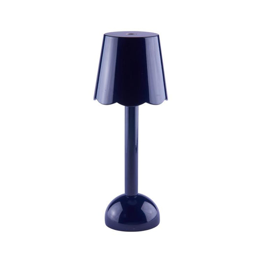 Navy Scallop Rechargeable LED Lamp