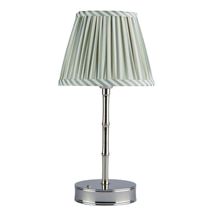 Chambray Striped Lampshade - 6"