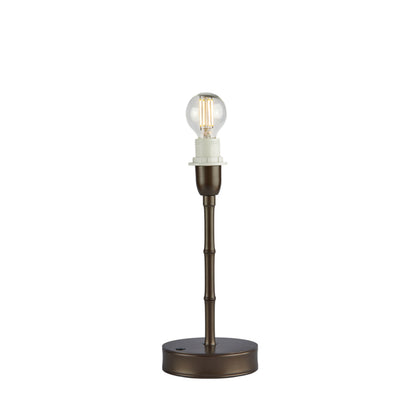 Bronze Bamboo Rechargeable Lamp Base - 10"