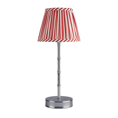 Red Striped Lampshade - 6"