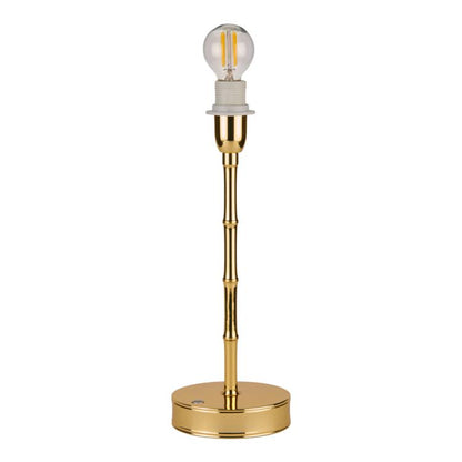 Bamboo Lamp Base Gold - 12"